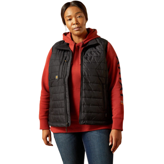 Ariat Ladies Rebar Cordura Ripstop Black Insulated Vest 10062722