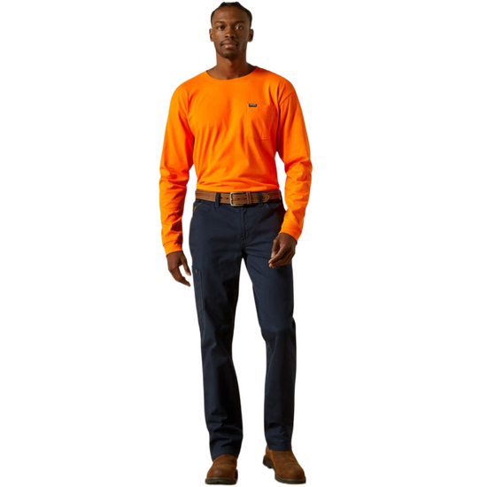 Ariat Men's Rebar M4 Straight Made Tough Dark Navy Work Pants 10063785