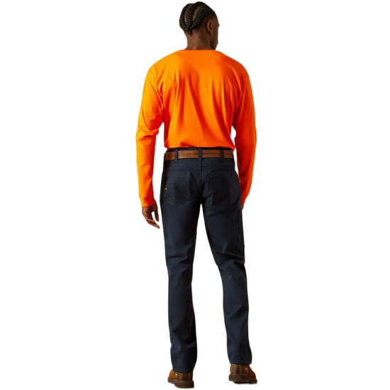 Ariat Men's Rebar M4 Straight Made Tough Dark Navy Work Pants 10063785