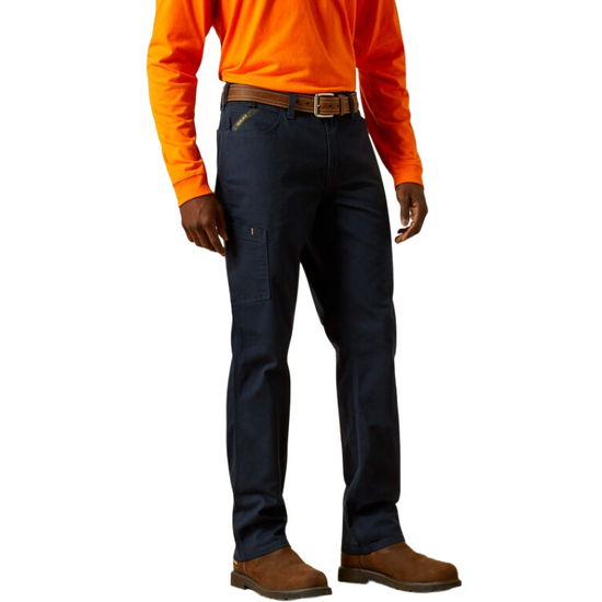 Ariat Men's Rebar M4 Straight Made Tough Dark Navy Work Pants 10063785