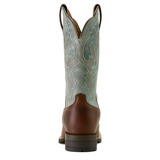 Ariat Ladies Hybrid Ranchwork Peanut Western Boots 10064003