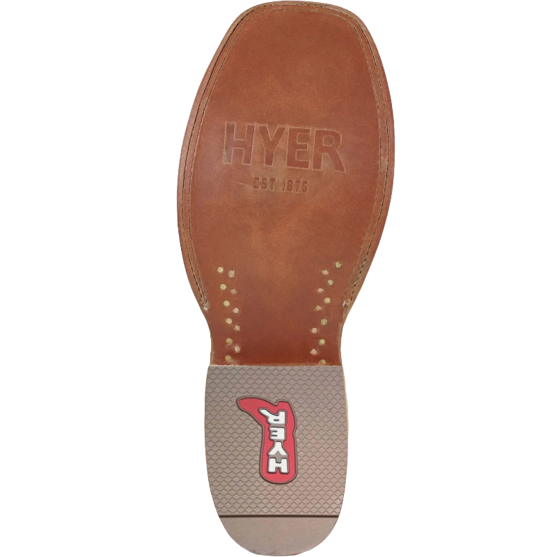 HYER Ladies Harper Robins Egg Blue Leather Western Boot HW41008