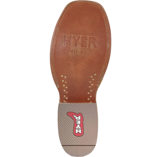 HYER Ladies Harper Robins Egg Blue Leather Western Boot HW41008