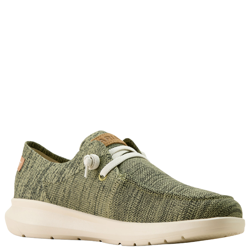 Ariat Men's Olive Green Knit Slip On Hilo Shoe 10064059