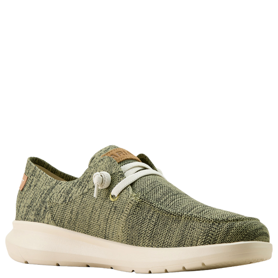 Ariat Men's Olive Green Knit Slip On Hilo Shoe 10064059
