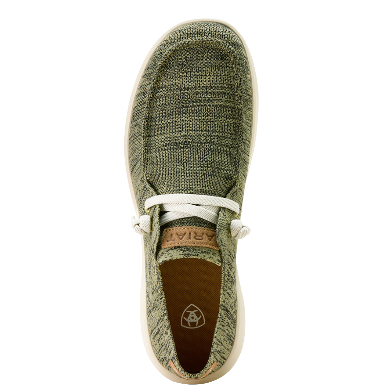 Ariat Men's Olive Green Knit Slip On Hilo Shoe 10064059