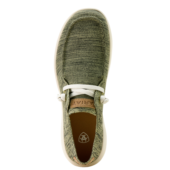 Ariat Men's Olive Green Knit Slip On Hilo Shoe 10064059