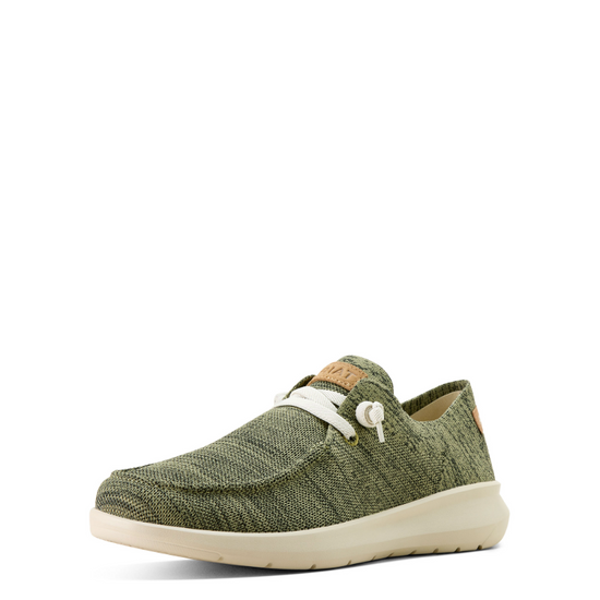 Ariat Men's Olive Green Knit Slip On Hilo Shoe 10064059