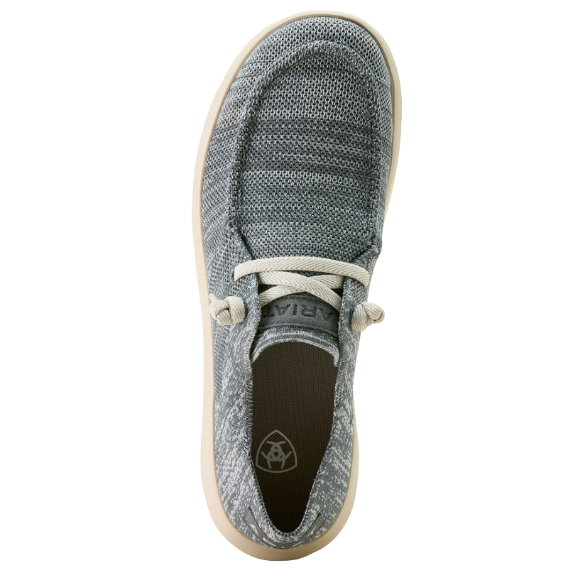 Ariat Ladies Heathered Storm Grey Slip On Hilo Shoe 10063815