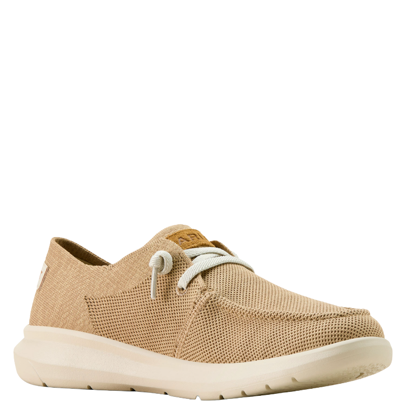 Ariat Ladies Heathered Tan Knit Slip On Hilo Shoe 10063816