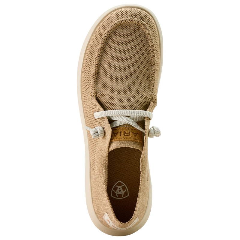 Ariat Ladies Heathered Tan Knit Slip On Hilo Shoe 10063816