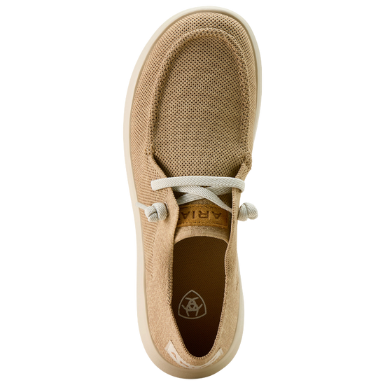 Ariat Ladies Heathered Tan Knit Slip On Hilo Shoe 10063816