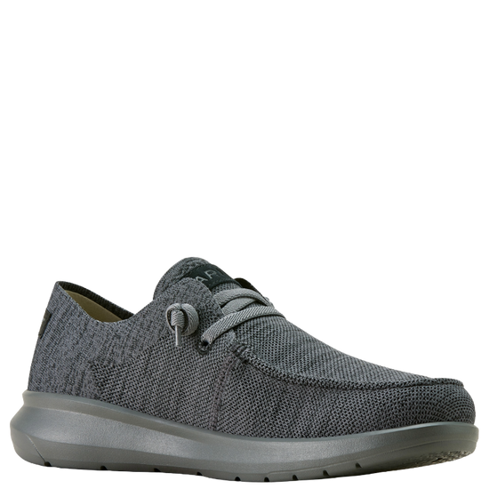 Ariat Men's Charcoal Knit Slip On Hilo Shoe 10064057