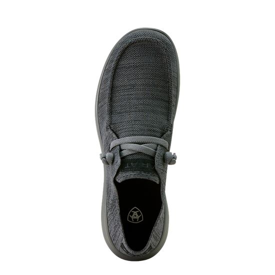 Ariat Men's Charcoal Knit Slip On Hilo Shoe 10064057