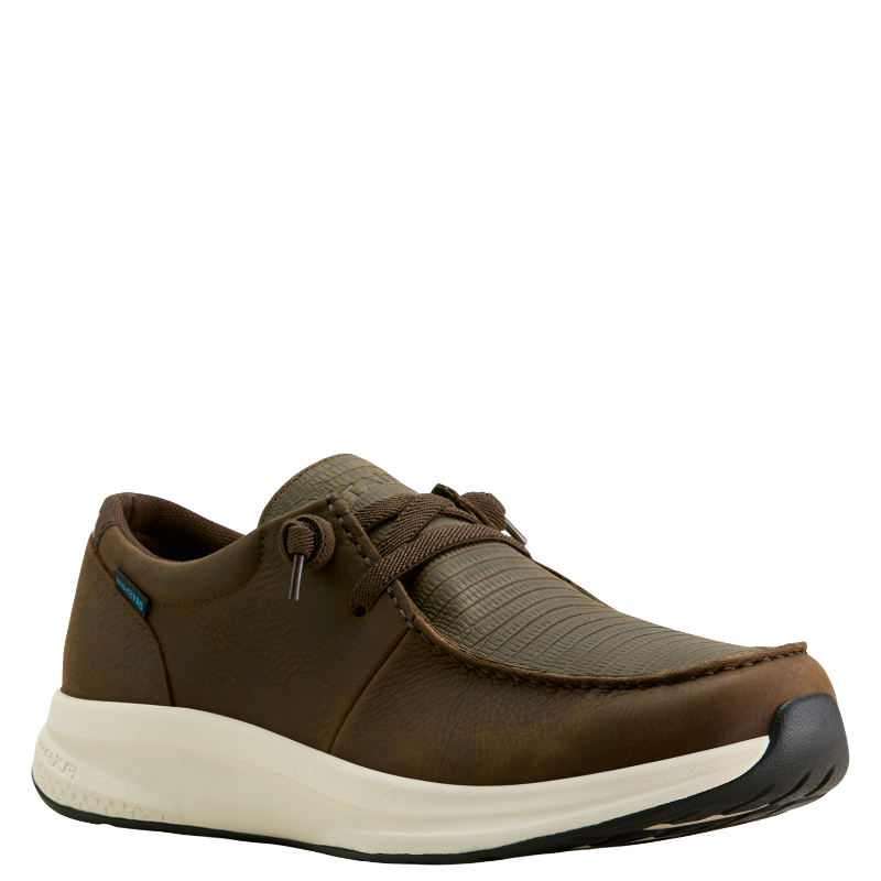 Ariat Men's Buckeye Dark Brown Waterproof Slip On Shoe 10063968