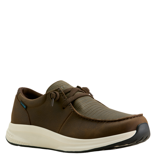 Ariat Men's Buckeye Dark Brown Waterproof Slip On Shoe 10063968