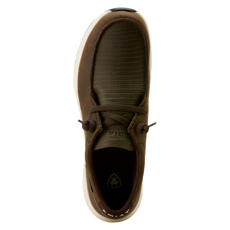 Ariat Men's Buckeye Dark Brown Waterproof Slip On Shoe 10063968