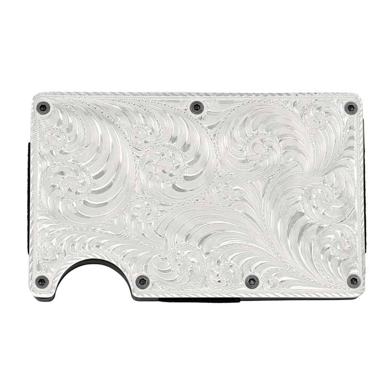 Montana Silversmiths Silver Credit Card & Cash Case CRCARD1