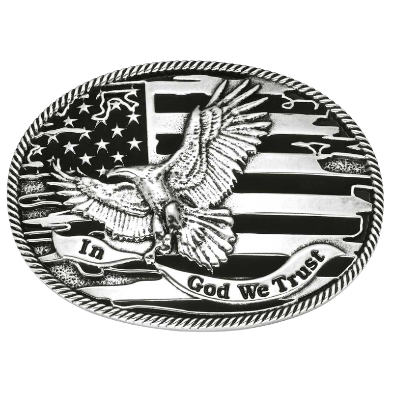 Montana Silversmiths Forged In Freedom Belt Buckle A1063S