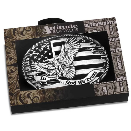 Montana Silversmiths Forged In Freedom Belt Buckle A1063S