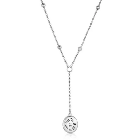 Montana Silversmiths Silver Denim Nights Necklace NC6316