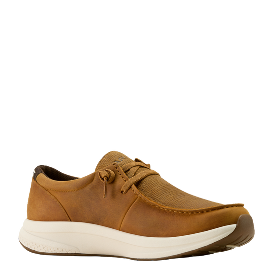 Ariat Men's Buckeye Dusted Wheat Brown Waterproof Slip On Shoe 10063967