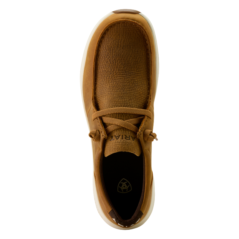 Ariat Men's Buckeye Dusted Wheat Brown Waterproof Slip On Shoe 10063967