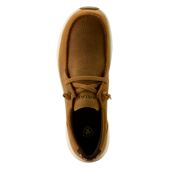 Ariat Men's Buckeye Dusted Wheat Brown Waterproof Slip On Shoe 10063967