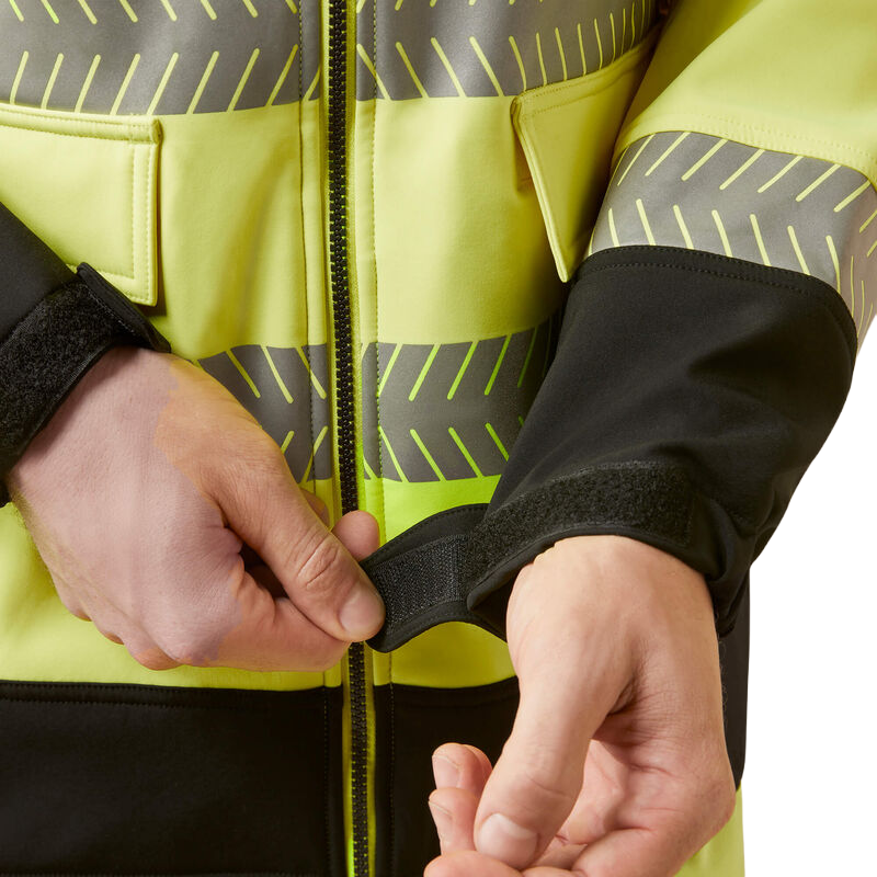 Ariat Men's Rebar Hi-Vis Yellow Softshell Jacket 10046407
