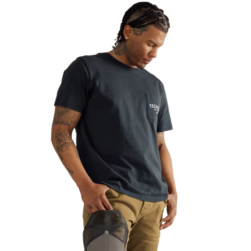 Tecovas Men's Fine Makers Graphic Black & Bone T-Shirt 40382BKB