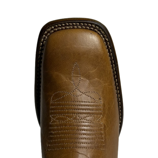 Tecovas Ladies The Maggie Crest Tan & Teal Western Boot 20079TTL