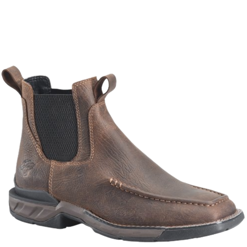 Phantom Rider by Double H Men's Whitty Dark Brown Ankle Boot PH5036