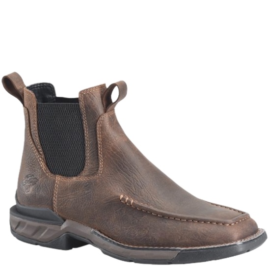 Phantom Rider by Double H Men's Whitty Dark Brown Ankle Boot PH5036