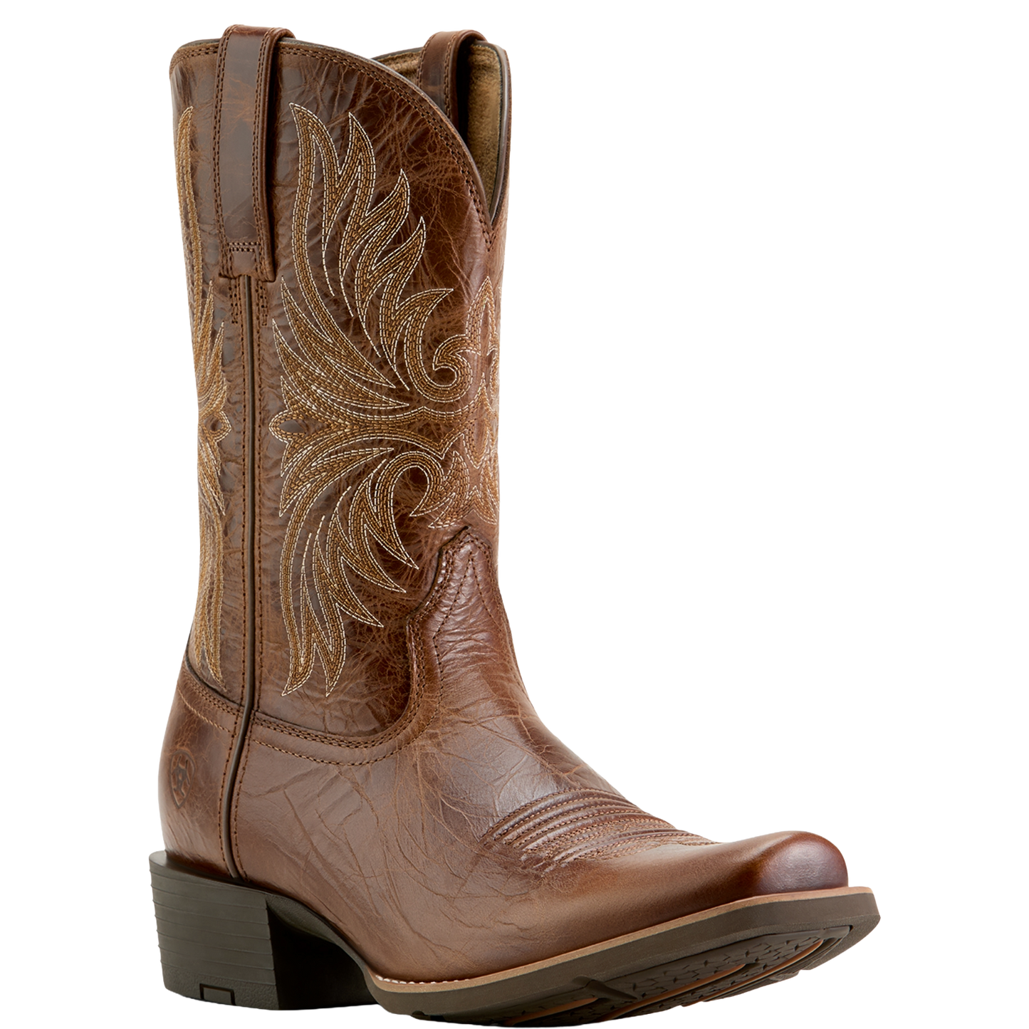 Ariat Men's Sport Narrow Cutter Toe Dark Tan Cowboy Boots 10063959