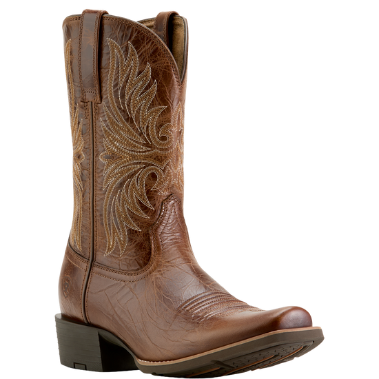 Ariat Men's Sport Narrow Cutter Toe Dark Tan Cowboy Boots 10063959