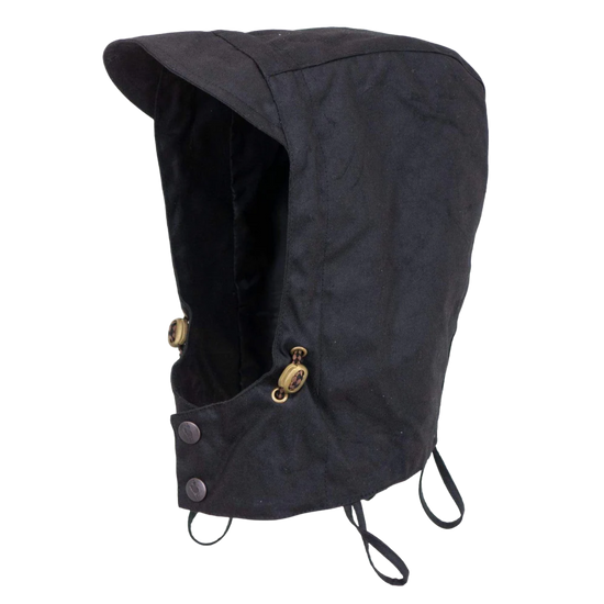 Outback Trading Co. Versatile Oilskin Black Adjustable Hood 2003-BLK