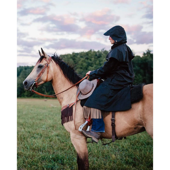 Outback Trading Co. Versatile Oilskin Black Adjustable Hood 2003-BLK