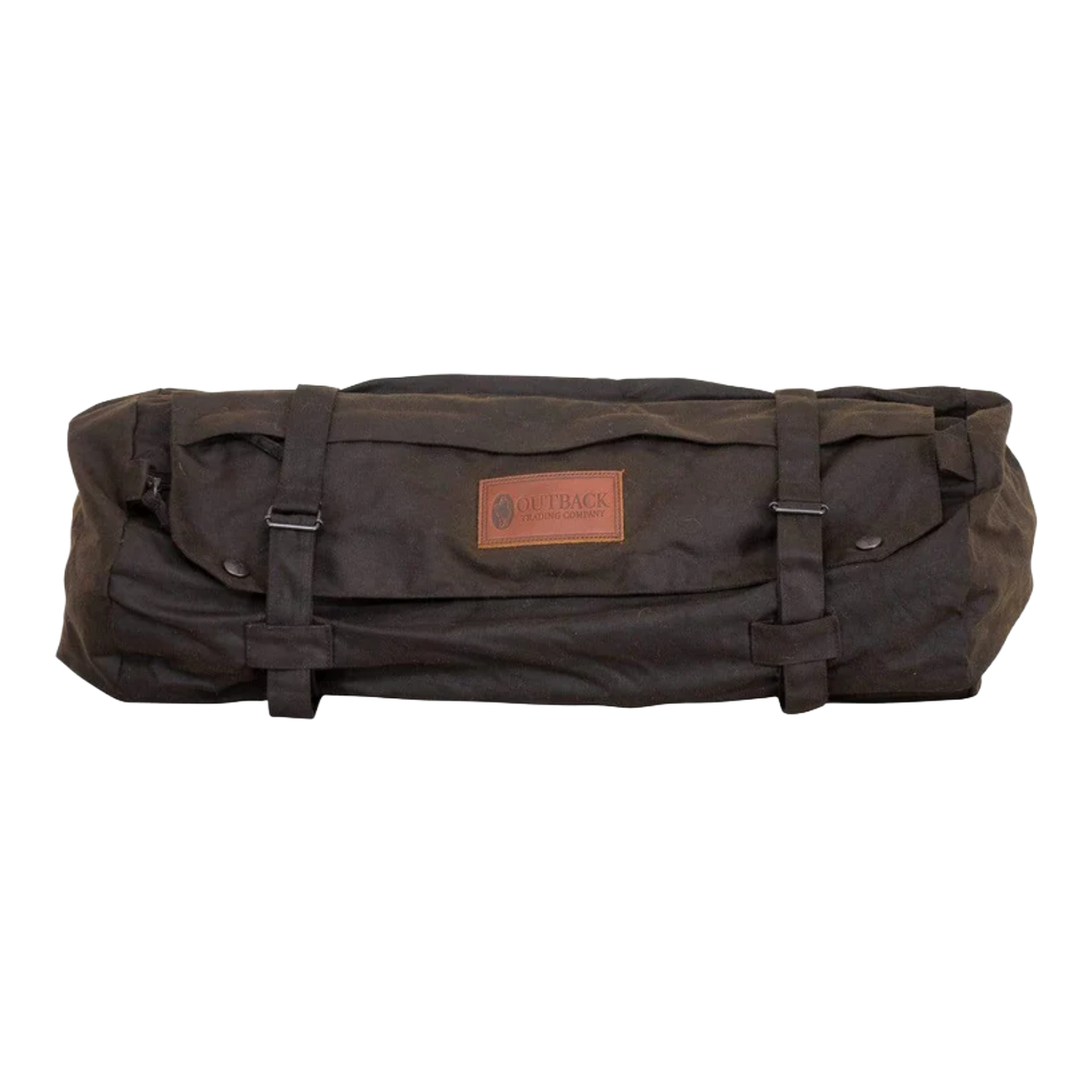 Outback Trading Co. Oilskin Brown Snap Cantle Bag 2004-BRN