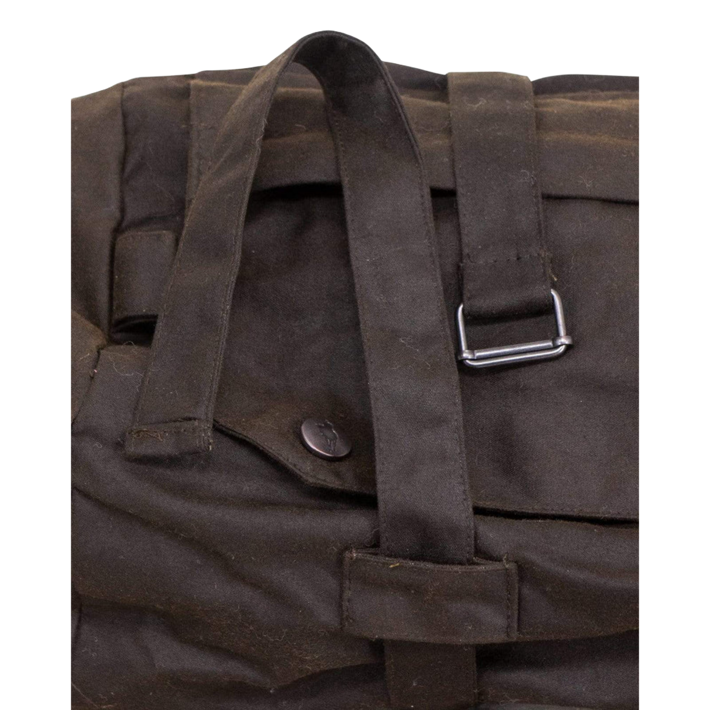 Outback Trading Co. Oilskin Brown Snap Cantle Bag 2004-BRN