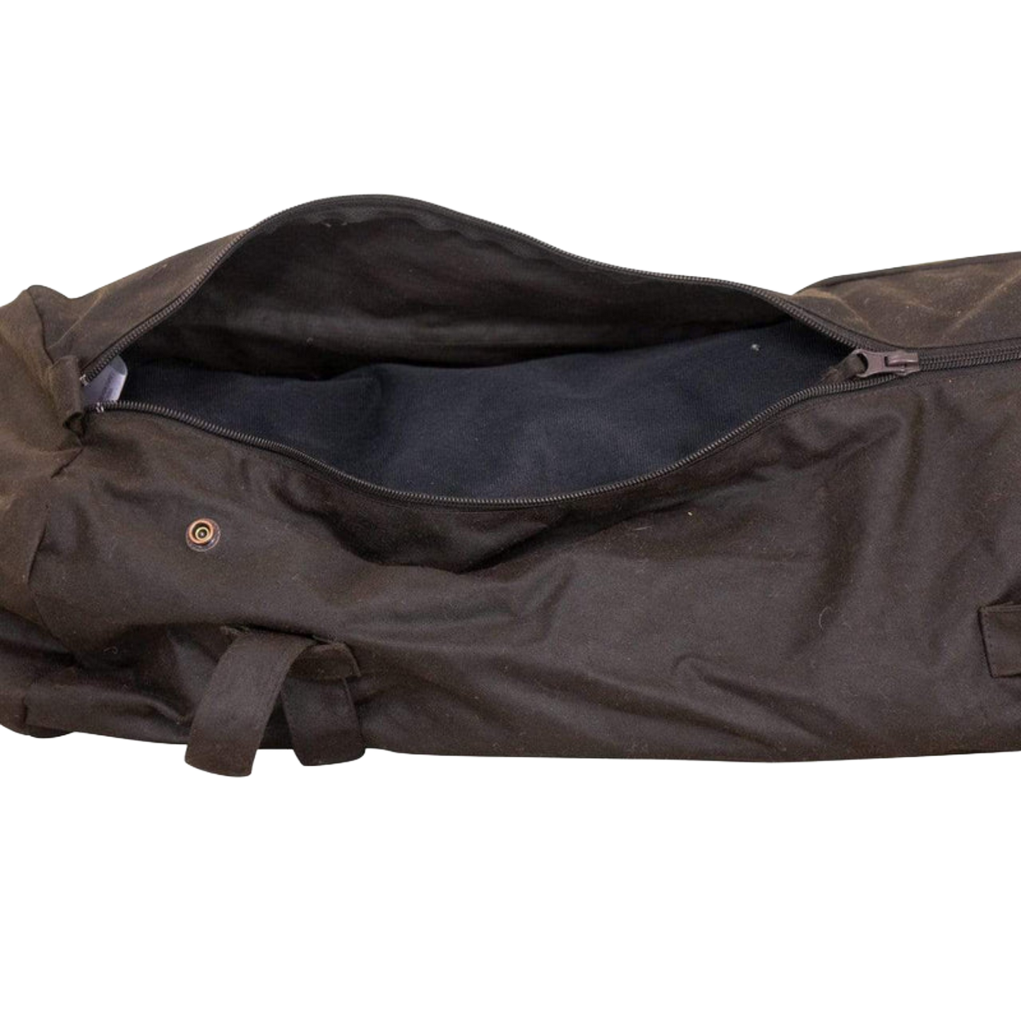 Outback Trading Co. Oilskin Brown Snap Cantle Bag 2004-BRN