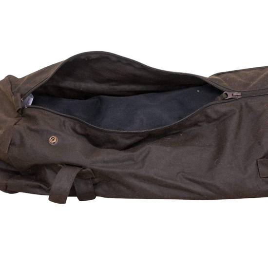 Outback Trading Co. Oilskin Brown Snap Cantle Bag 2004-BRN