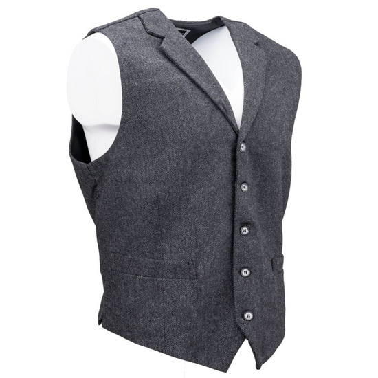 Outback Trading Company® Men's Jessie Charcoal Grey Vest 29785-CHR