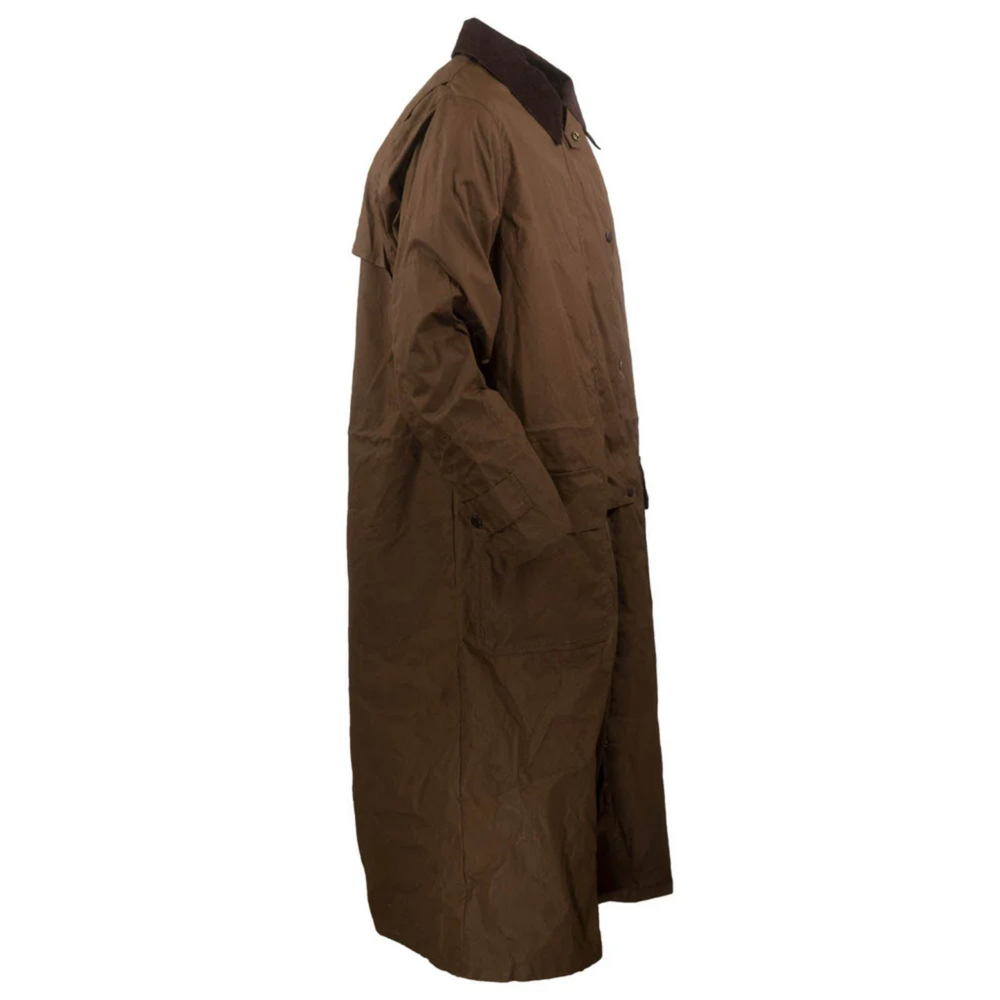 Outback Trading Company Men's Wax Cotton Brown Duster 29825-BNZ