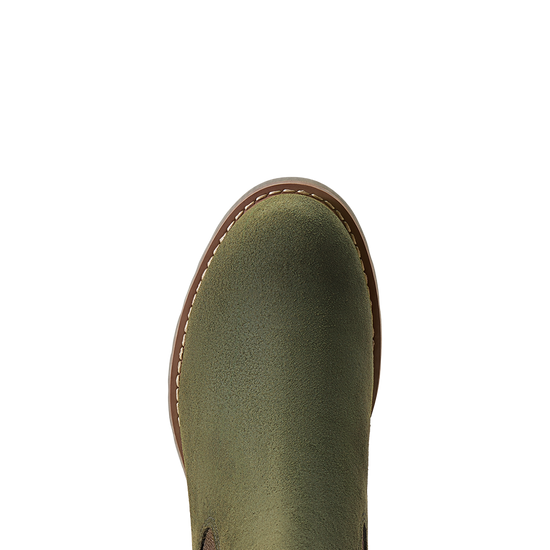Ariat Ladies Wexford Waterproof Suede Olive Booties 10046926