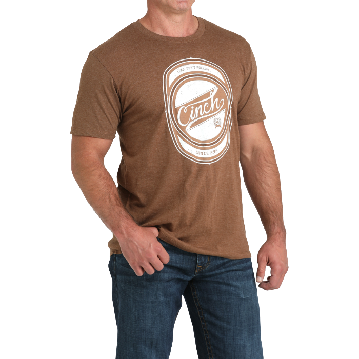 Cinch Men's Brown Short Sleeve Graphic T-Shirt MTT1690694