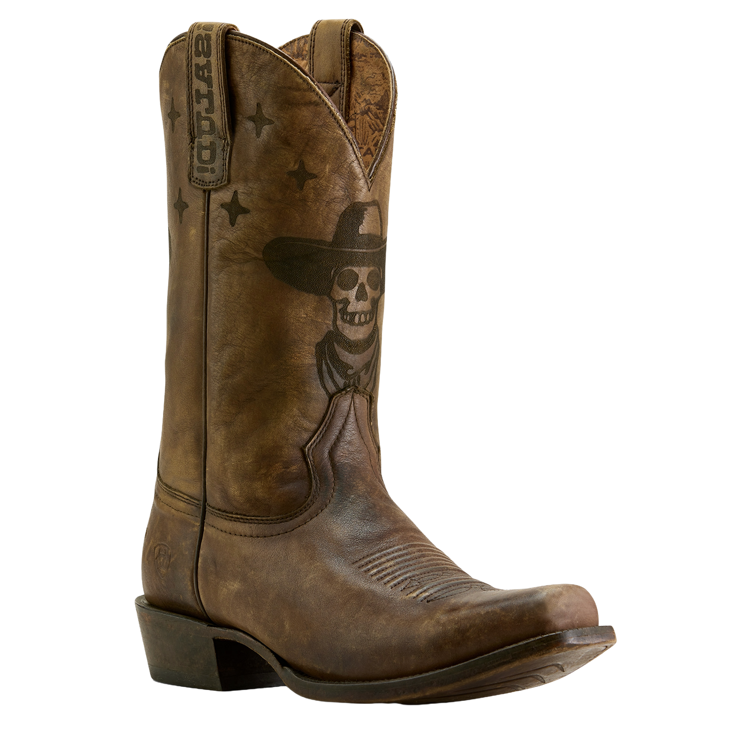 Ariat Men's High Stepper Sendero Stonewashed Brown Western Boots 10064049