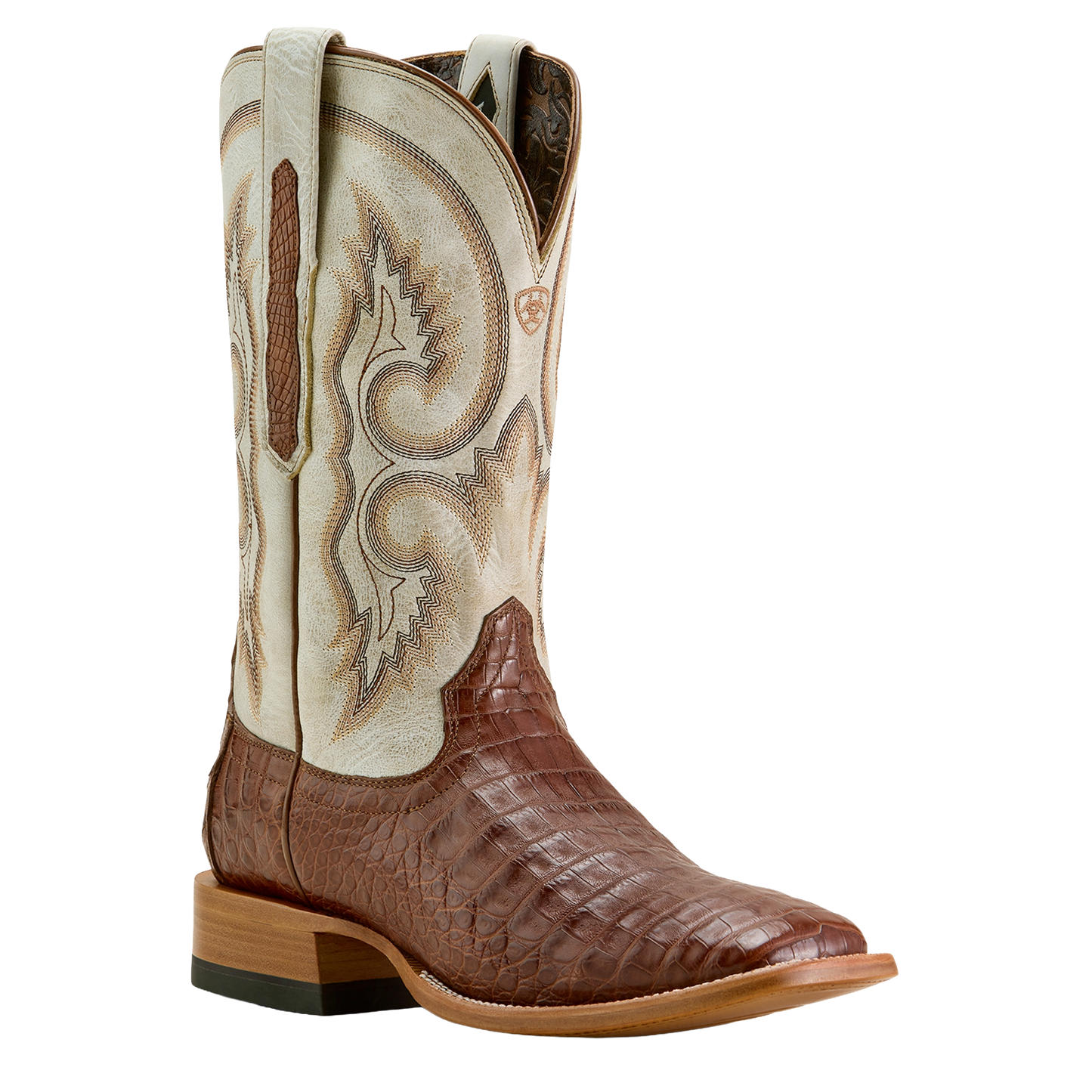 Ariat Men's Classic Callen Whiskey Caiman Belly Western Boots 10063773