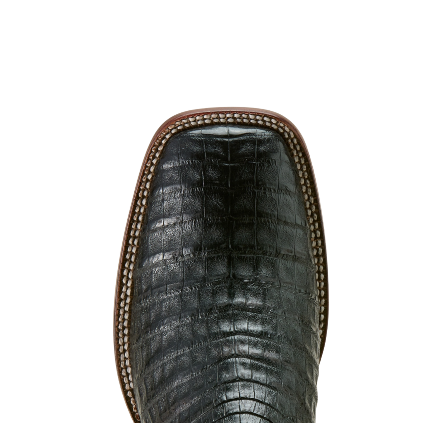 Ariat Men's Classic Callen Matte Black Caiman Belly Western Boots 10063772