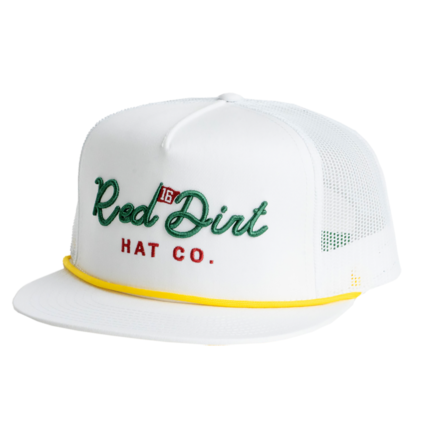 Red Dirt Men's Birdie Graphic White Trucker Cap RDHC-507
