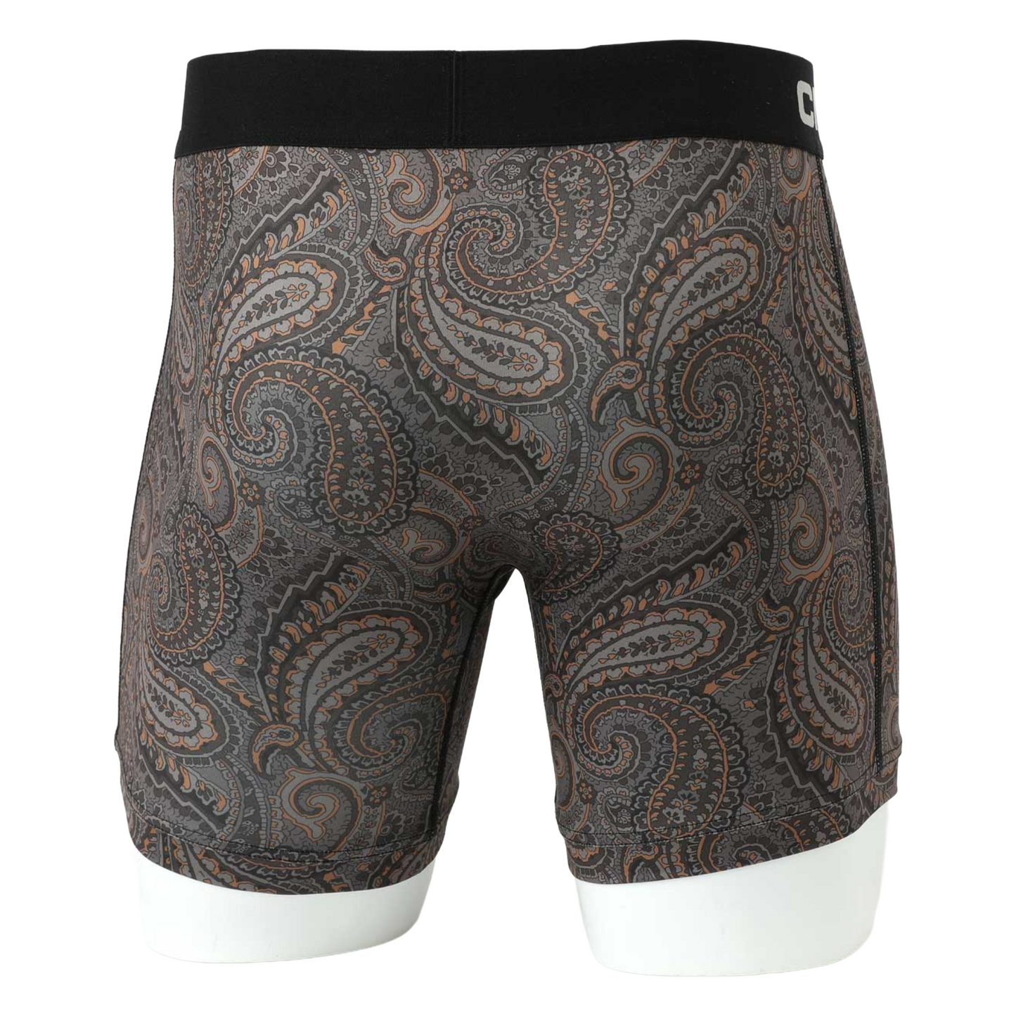 Cinch Men's 6" Paisley Brown Boxer Brief MXY6002035